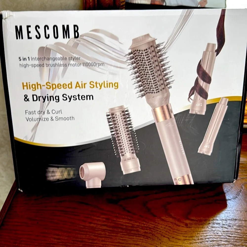 Mescomb High-Speed Air Styling & Drying System-Fast dry & curl volumize & smooth